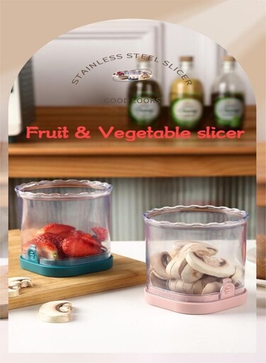 Fruit slicer Vegetable slicer Slices evenly Plate decoration Cake companions