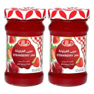 العلالي مربى الفراولة، 400 غرام × حزمة من 2