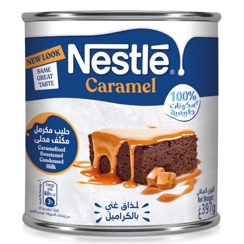 Nestle Caramel Flavour Sweetened Condensed Milk, 397g