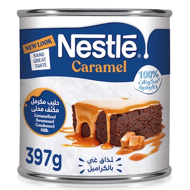 Nestle Caramel Flavour Sweetened Condensed Milk, 397g