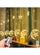Ramadan Lights Decorations LED Star Moon Curtain Lights - Ramadan Mubarak Decorations - Ramadan String Lights Decoration for Home 2025, زينه رمضان كريم ديكور