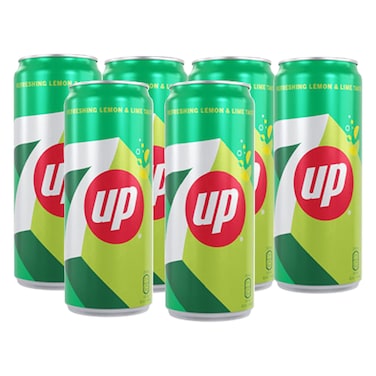 7UP Cans 245ml Pack of 6