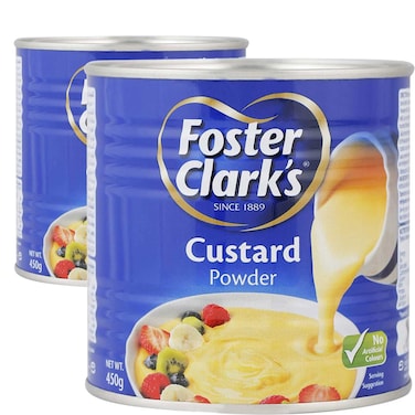 فوستر كلاركس مسحوق الكاسترد، 450 غرام حزمة من 2
