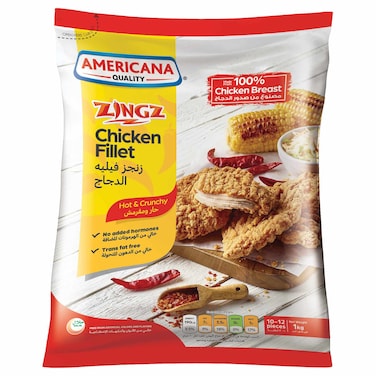 أمريكانا زينجز فيليه دجاج حار ومقرمش، 1 كلغ