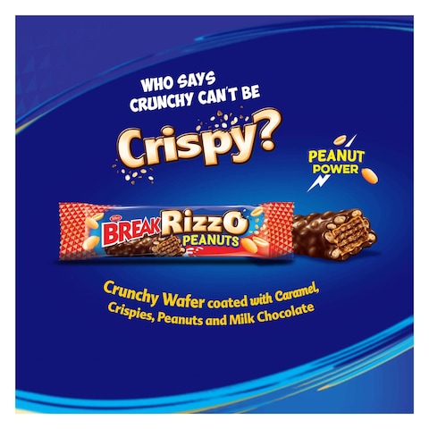 Tiffany Break Rizzo Crunchy Wafer with Caramel and Crispies in Milk Chocolate, 28g