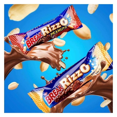 Tiffany Break Rizzo Crunchy Wafer with Caramel and Crispies in Milk Chocolate, 28g