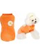 Dog Sweater Dog Clothes Coral velvet Dog Sweater Winter Warm Sweat Shirt Coral velvet Pajamas Fleece Sweater for Small Dog Medium Dog Cat (Orange, XXL)