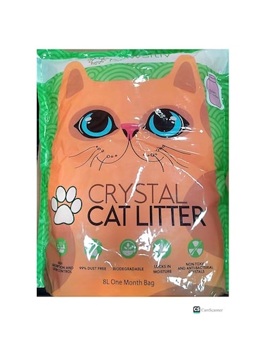 Pawsitiv Premium Silica Crystal Gel Litter for Cat - 8L Baby Powder