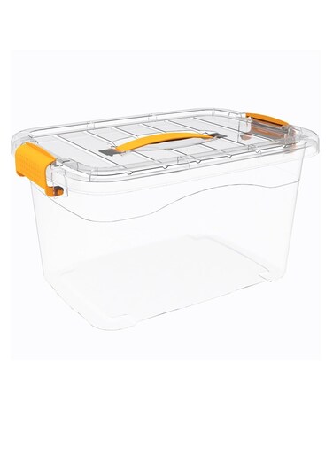 Storage Box Plastic Storage Bins with Lids,Wheels and Handle Stackable Storage Containers Large Capacity Organizing Boxes for Home Offices Cars&iuml;&frac14;&circ;41&Atilde;&mdash;29&Atilde;&mdash;23CM 27L&iuml;&frac14;&permil;