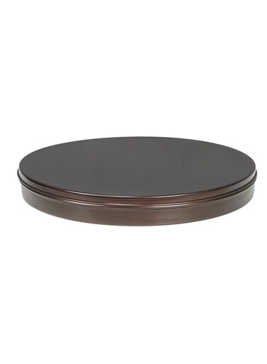 Non Stick Cake Tray With Lid Brown/White 14inch
