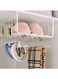 Over The Shelf Holder Basket White