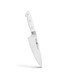 Fissman Chef Knife 6'' Kitchen Knife Ultra Sharp, German X50Cr15MoV Stainless Steel Knife Linz Series   Professional Well-Balanced Kitchen Knife   White ABS Ergonomic Handle for Kitchen, Restaurant