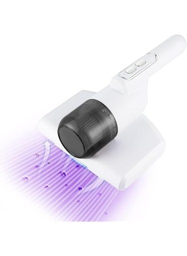 MOTIM Carpet Cleaner Mini Handheld UV Vacuum Cleaner Portable Wireless Bed Mattress Dust Mite Cleaner Household Dust Mite Removal Instrument for Bed Sheet Pillow Couch