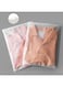 LMWNFEU Clothes Packaging Bags for Shipping,25 Pcs Frosted Zipper Plastic Bags for Clothing, Resealable Apparel Zip Bags for T-Shirt, Shirt, Document with Vent Holes 28x35cm