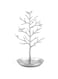 SKEIDO 1pcs Vintage Earrings Necklace Jewelry Display Showcase Metal Stand - Birds Tree Organizer Holder Silver