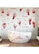 Moonmen 8 Sheets Halloween Decorations Handprint Footprint Stickers, Halloween Window Floor Clings, Bloody Wall Stickers Decal for Halloween Party Decorations