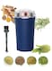 Electric Herb Grinder &amp; Stainless Steel Coffee Grinder &acirc;&euro;&ldquo; 200W Powerful Motor for Fast Grinding of Herbs, Spices, Coffee Beans, Nuts &amp; Grains &acirc;&euro;&ldquo; One-Touch Operation, Compact Design, Cleaning Brush Included &acirc;&euro;&ldquo; Durable &amp; Easy to Use (Blue)