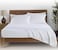 INFINI HOMES White Cotton Flat Bedsheet Single 160X220 CM - Premium Quality Soft and Breathable Fabric for Luxurious Comfort