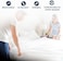 INFINI HOMES White Cotton Flat Bedsheet Single 160X220 CM - Premium Quality Soft and Breathable Fabric for Luxurious Comfort