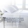 INFINI HOMES White Cotton Flat Bedsheet Single 160X220 CM - Premium Quality Soft and Breathable Fabric for Luxurious Comfort
