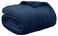 HOME&Acirc;&reg; 220 GSM Premium Plush Double Blanket for Bed, Sofa, Couch, Travel and Camping AC Blanket   220x230 cm   Blue   SOLID POLO BLANKET