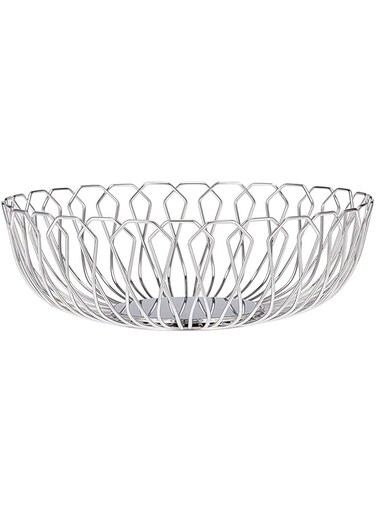 Regent Stainless Steel Round Spoke Basket - 25 Cm - Silver