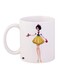 Disney Princess Printed Coffee Mug White/Yellow/Pink
