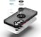 Muzz Case for Samsung Galaxy A55 Case Cover Metal Ring Holder Grip Kickstand Car Magnetic Mount Shockproof Matte Hard Back Bumper Case for Samsung Galaxy A55 5G 2024 (Black)