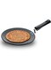 Futura 26 cm Hard Anodised Concave Tawa with Stainless Steel Handle, 6.35 mm Thick Heavy base (AT26XP), Black