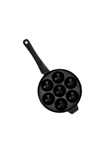 Easy Handle Appa Patharam Appa Patharam Non Stick Made In India Black 18cm