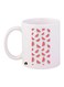 Watermelons Printed Coffee Mug White/Pink