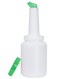 Store N Pour 2L Bottle -Fruit Juice &amp; Liquor Storage Containers- Streamline Your Bar Operations - Green