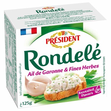 President Rondele Garlic and Herbs, 125g