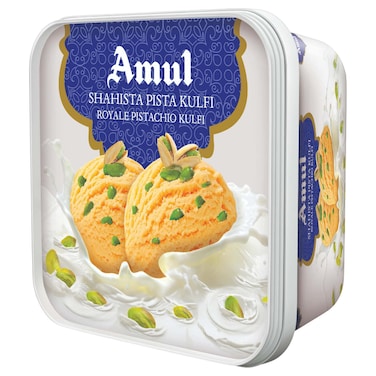 Amul Shahista Pista Kulfi Ice Cream 1L