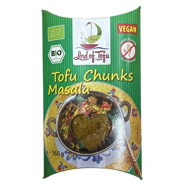 Lord of Tofu Organic Tofu Chunks Masala Chicken Style, 160g