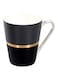 Bone China Mug Black/Gold 11oz.