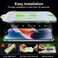 Muzz One-click Installation Screen Protector For iPhone 16 13 11 12 14 Pro Max Xs Xr X Tempered Glass Film Cover For iPhone 16 Pro (Iphone 16 Pro)