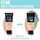 Maybelline New York Fit Me Matte+Poreless Liquid Foundation Tube, 100 Warm