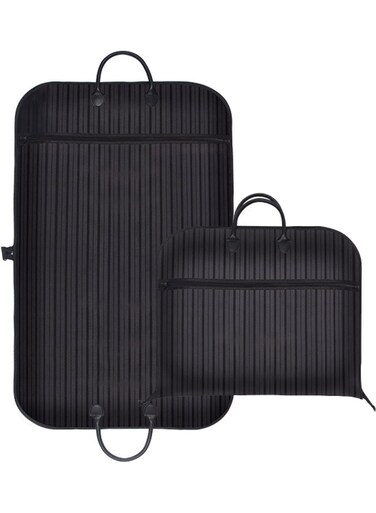 Garment Bag for Business, Hanging Clothes Storage, Foldable Suit Dress Bag (40 Inch, Black)