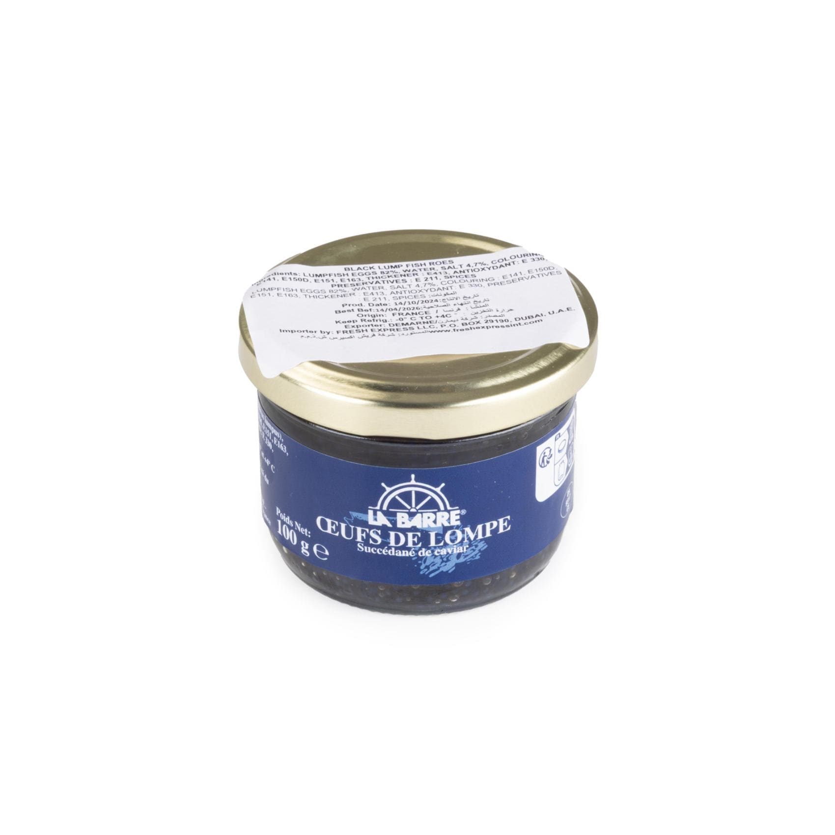 Buy Black Lumpfish Roe 100g Online | Carrefour UAE