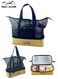 outside Thermal Insulated Lunch Box with Mesh Bag, Enlarge Size 40x19x(10+30)cm (Khaki )