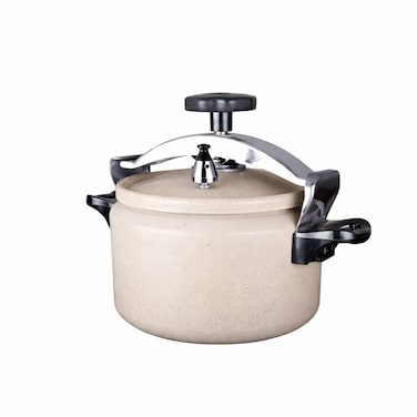 7L Nonstick Pressure Cooker Granite Finish Induction &amp; Gas Compatible Safety Lock Lid Pot