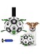 NeoStyle Dog Football Toy,Dog Soccer Ball with Grab Tabs, Dog Water Toy,Dog Interactive Toy Balls for Small Mudiem Large Breed Outdoor Jolly Ball for Dogs Waterproof Ball (Paw)