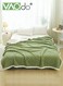 Fuzzy 3D Pattern Blanket with Double-sided, Multifunctional Skin-friendly Breathable Warm Blanket for All Seasons, Portable Throw Blankets for Couch, Elegant Blanket for Couch Bed Office, 180*200CM, Green