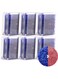 LBOYLOVE&reg; 6 Pack 65 Gram Silica Gel Desiccant, Reusable Indicating Silica Gel Desiccant Dehumidifier, Blue Silica Gel Desiccant Canister for Car, Closet, Cabinet, Bag, Storage Box