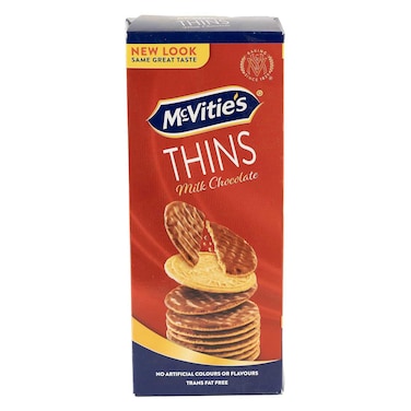 McVitie's Digestive Thins Milk Chocolate Biscuits, 150g