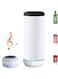 Azonee Sublimation Skinny Can Cooler, Sublimation Can Cooler with Speaker, 4 in 1 16oz Straight Music Can Cooler, Insulated Speaker Cup Can Cooler with Detachable Led Light for Summer Beach Party