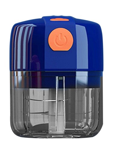 Electric Garlic Chopper Multi-function Food Chopper blue