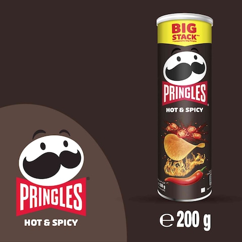 Pringles Hot  Spicy Chips 200g