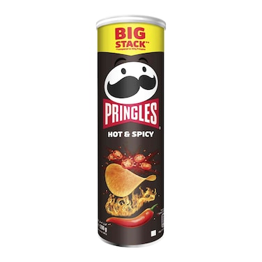 Pringles Hot Spicy Potato Chips, 200g